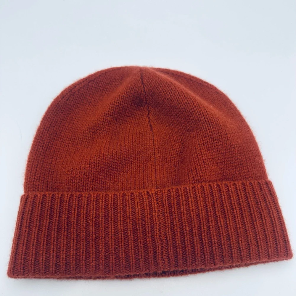 Charter Club Cashmere Cuffed Beanie Hat Women's One Size BRONZE PECAN